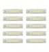 Купить Габарит LED прямоугольный 110х42 мм / 24V / 4 диода / кронштейн пластик / Белый 10 шт (MRT 50) 36493 Габаритные огни - 1 фото из 2