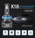 Купить LED лампы автомобильные K18 H7 130W (19800lm 6000K +500% IP68 DC9-24V) 63446 LED Лампы K18 - 6 фото из 8