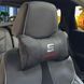 Buy Headrest pillow with Seat logo Eco-leather 3D Colored logo Black-Black edging 1 pc 91632 Pillows for the headrest - under the neck