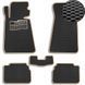 Buy EVA floor mats for BMW 5 (E34) 1988-1995 with heel pad Black-Beige edging 5 pcs 71337 Floor mats for Bmw