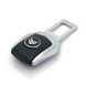 Купити Заглушка ремня безпеки з логотипом Citroen Темний хром 1 шт 34002 Заглушки ременя безпеки - 2 фото из 2