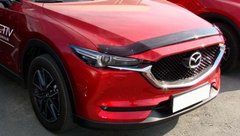 Купить Дефлектор капота мухобойка Mazda CX-5 2017- 1272 Дефлекторы капота Mazda