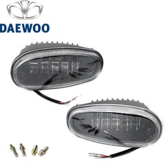 Купить Противотуманные LED Фары для Daewoo Lanos Sens L-W 50W 6000K Алюминиевый корпус (DW-037LED-W) 33520 Противотуманные фары модельные Иномарка