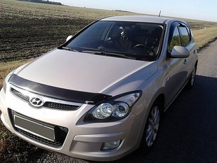 Купить Дефлектор капота мухобойка для Hyundai i30 2007-2012 7067 Дефлекторы капота Hyundai