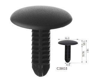 Buy Clip fastener for trim trunk, hood Tesla (101091900A) (C3803) 74194 Nail type fastener