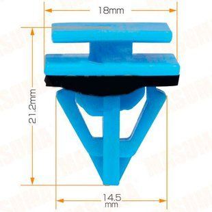 Buy Clip for fastening the molding of the thresholds HYNDAI SSANGYONG KIA (877583L000 87758-3L000 15210) C1152 73378 Fixer for moldings and radiator grilles
