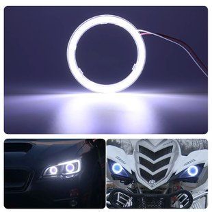 Buy Angel eyes LED 140mm White (LED rings) 1 pc 90322 Trending product