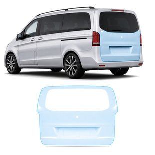 Купить Антигравийная защитная бронепленка по лекалам для Mercedes-Benz Vito/V-Class W447 facelift 2019- зона крышки багажника 107258 Модельные лекала защитных пленок для Mercedes-Benz