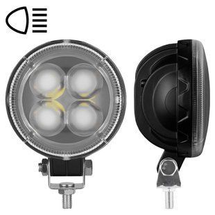 Купити LED фара Brevia EPISTAR Sport Далеке світло 10-30V, 12W (4x3W) 880Lm Лінзована Алюмінієвий корпус IP68 (10601RFX1) 87062 Додаткові LЕD фари