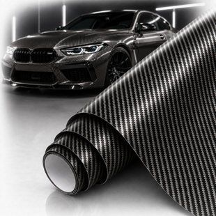 Buy Carbon Film 2D with Microchannels 1.52 Meters x 10 cm Gloss Black and White (CL-2DCF-04) 62385 Carbon film universal 3D 5D 7D