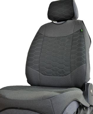 Купить Автомобильные чехлы для сидений Cayman Stell Model S комплект Серые 34047 Майки для сидений закрытые