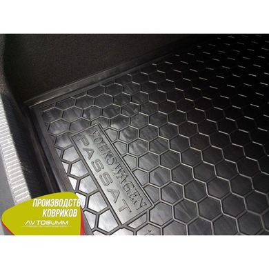 Купить Автомобильный коврик в багажник Volkswagen Passat B6 2005- / B7 2011- (Sedan) / Резиновый (Avto-Gumm) 27712 Коврики для Volkswagen