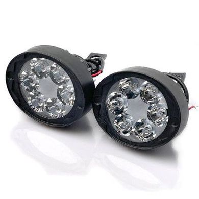 Купити Додаткова LED фара 10W (1.5W*6) 10-60V 65x50x35 мм Дальній 104-10W 2 шт 8514 LED Фари Пластиковий корпус