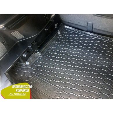 Купить Автомобильный коврик в багажник Nissan X-Trail / Rogue T32 2017- Докатка Резино - пластик 42250 Коврики для Nissan