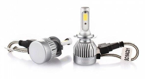 Купити LED лампи автомобільні Stinger H7 12/24V 3200Lm 36W / 5500K / IP67 / 9-32V Радіатор 2 шт 57616 LED Лампи Stinger