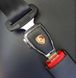 Купить Заглушка переходник ремня безопасности с логотипом Porsche 1 шт 9824 Заглушки ремня безопасности - 6 фото из 8
