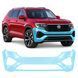 Купити Антигравійна захисна бронеплівка за лекалами для Volkswagen Atlas (Teramont) II 2024- передній бампер 109842 Модельні лекала захисних пленок для Volkswagen