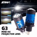 Купить LED лампы автомобильные H4 Mini 120W 13000LM 6000K 4570+4570 Module 9-30V (Линзованные D37 мм С Обманкой Canbus) F90-Small 100320 LED Лампы PRO Линзованные