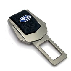 Купить Заглушка ремня безопасности с логотипом Subaru Темный хром 1 шт 39488 Заглушки ремня безопасности
