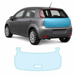 Купити Антигравійна захисна бронеплівка за лекалами для Fiat Punto (Grande Punto/Punto Evo) III 2005-2018 - зона кришки багажника 104222 Модельні лекала захисних плівок для Fiat