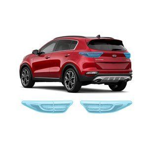Buy Pre-cut paint protection film for Kia Sportage QL facelift 2018-2021 - rear brake lights 105791 Model-specific paint protection film patterns for Kia