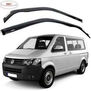 Купити Дефлектори вікон вітровики HIC для Volkswagen T5- T6 2003- вставні Оригінал (VW02-IN) 60356 Дефлектори вікон Volkswagen