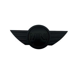 Купити Емблема передня, задня Mini Чорна 114x49мм метал (на скотчі) 90638 Емблеми на іномарки