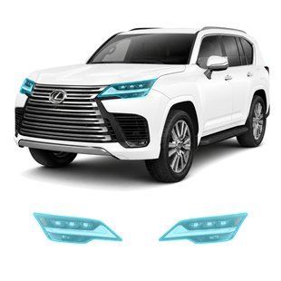 Buy Pre-cut paint protection film for Lexus LX J300 2021- optics (headlights & fog lights) 106260 Model-specific paint protection film patterns for Lexus