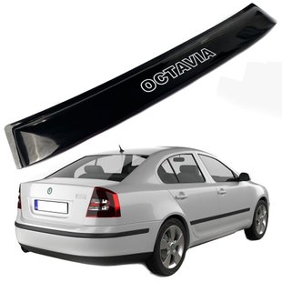 Купить Cпойлер заднего стекла козырек для Skoda Octavia A5 Liftback 2004-2013 Voron Glass 57587 Спойлеры на заднее стекло