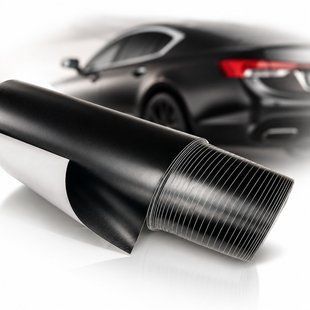 Buy Carbon PVC Film Satin with Microchannels 1.52 Meters x 10 cm 165 Microns (Sk-01) 67439 Carbon film universal 3D 5D 7D