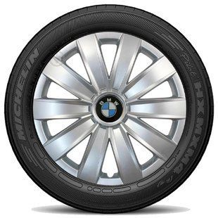 Купити Ковпак колеса з емблемою BMW SKS421 R16 сірий з логотипом на вибір 4 шт 21940 16 SKS