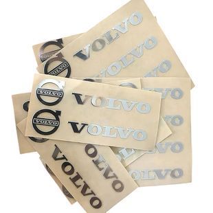 Купить Наклейка с логотипом Volvo металл, на клейкой ленте 1 шт (универсальная) 95243 Наклейки на автомобиль