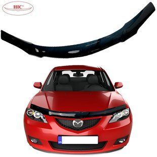 Buy Hood Deflector Fly Swatter HIC for Mazda 3 2003-2009 Sedan Original (FH-MA09) 60725 Hood deflectors for Mazda