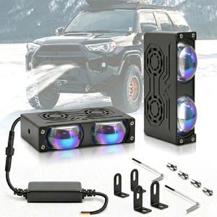 Купити LED Фара Світлодіодні 40W 70x22x55 мм 12-80V External SportLight L26 на одну лінзу W/Y Мультипідсвічування 2 шт 100269 Мигалки - Стробоскопи