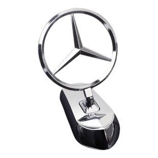 Buy Mercedes-Benz-Benz emblem sight metal Chrome 85x38x68 mm on tape (Factory) 88708 Emblems Sights