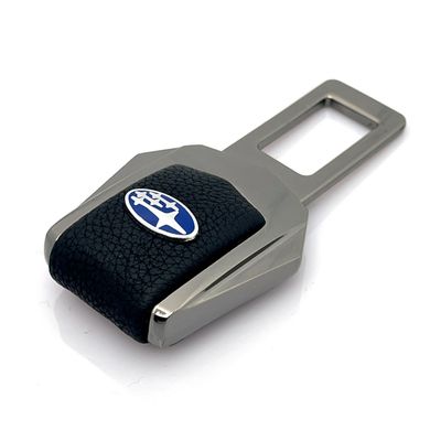 Купить Заглушка ремня безопасности с логотипом Subaru Темный хром 1 шт 39488 Заглушки ремня безопасности
