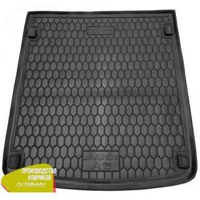 Купити Автомобільний килимок в багажник для Audi A6 C7 2012-2017 Universal / Гумо - пластик 41951 Килимки для Audi