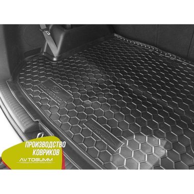Купити Автомобільний килимок у багажник Kia Sorento 2015- (7 мест) / Гумовий (Avto-Gumm) 28215 Килимки для KIA