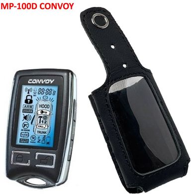 Купить Чехол на пульт сигнализации Convoy MP-100 LCD 2-Way кожаный Черный 58206 Чехлы для сигнализации