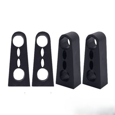 Buy Renault Black Door Lock Stop 20x14x1cm Rubber (4 pcs) 96243 Trending product