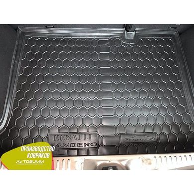 Купить Автомобильный коврик в багажник Renault Sandero 2013- (Avto-Gumm) 27871 Коврики для Renault