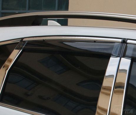 Купити Дефлектори вікон вітровики Benke для Honda CR-V 2007-2012 Хром Молдинг З Нержавіючої Сталі 3D 1857 Дефлектори вікон Honda