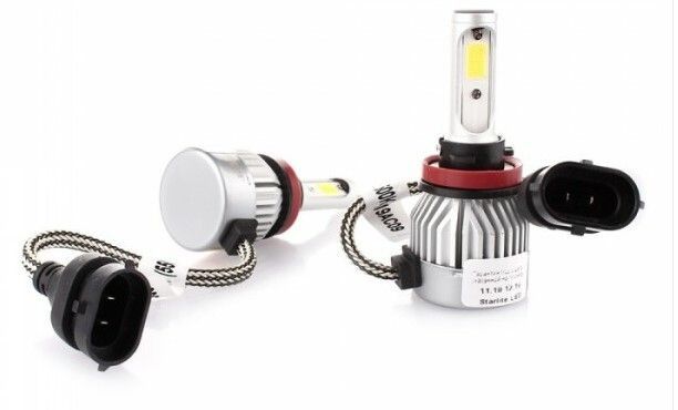 Купить LED лампы автомобильные Stinger H11 12/24V 3200Lm 36W / 5500K / IP67 / 9-32V Радиатор 2 шт 57617 LED Лампы Stinger