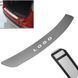 Buy Rear bumper cover for Honda Civic IX 4D Fl 2013-2017 Stainless steel without bend 97370 Door sills and bumper trims