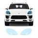 Buy Pre-cut paint protection film for Porsche Macan 95B 2014-2023 - optics (headlights & fog lights) 108324 Model-specific paint protection film patterns for Porsche