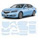 Купити Антигравійна захисна бронеплівка за лекалами для Acura RLX I 2014-2017 - повний кузов 102957 Модельні лекала захисних плівок для Acura