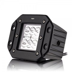 Купити Світлодіодна додаткова LED фара 18W (3W*6) 10-30V 121x91x80 mm Дальній (Врізна) (15-18W) 1 шт (2589) 10052 Додаткові LЕD фари