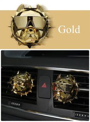Купити Ароматизатор Освіжувач повітря в машину на обдув Pitbull Gold Золотий 58338 Ароматизатори VIP