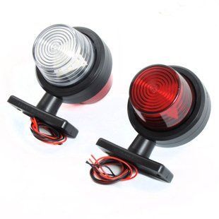 Купити Габарит LED чебурашка 12/24V / великий 10 см / Пацюк-Білий 2 шт (Л 034) 39512 Габарити ріжки