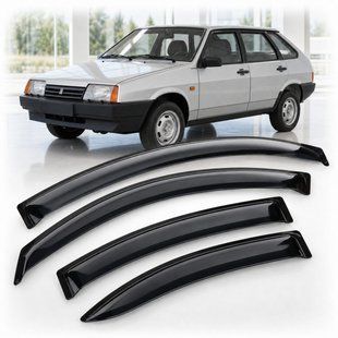 Купити Дефлектори вікон вітровики для Lada 2109 21099 2114 2115 Скотч 3M (AMB0004) Acrylic 4 шт 110486 Дефлектори вікон LADA (ВАЗ)